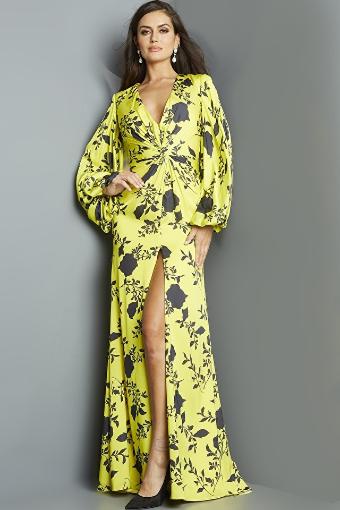 Jovani Sale Style #09453 #0 default Yellow/Black thumbnail