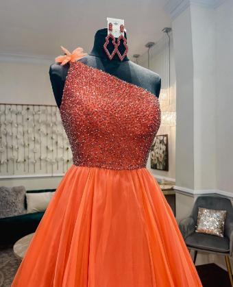 Sherri Hill Style #16976 #1 Coral thumbnail